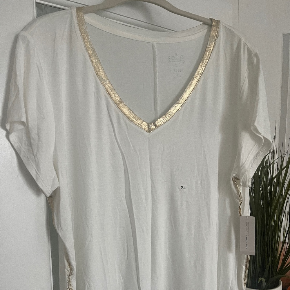 SPRING CLEANING SALE! NY&Co. Soft Tee, Sz. XL